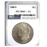 1880-S Morgan MS67+ PL LISTS $3500