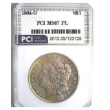 1884-O Morgan MS67 PL LISTS $8500