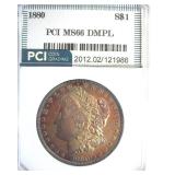 1880 Morgan MS66 DMPL LISTS $22500 EX RARE