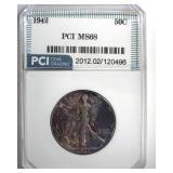 1942 Walking Liberty MS68 LISTS $15000