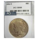1934-S Peace PCI MS66