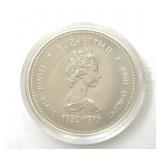 1977 S$1 Throne of Elizabeth II Specimen Canada
