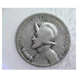 1933 Silver 1/4 Balboa Panama