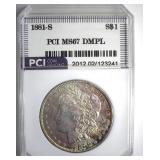 1881-S Morgan MS67 DMPL LISTS $20000