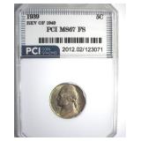 1939 Rev 40 Nickel MS67 FS LISTS $425