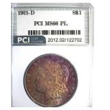 1921-D Morgan MS66 PL LISTS $12000