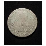 1797 8 Reales Silver Crown China Chopmarks