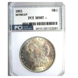 1921 Morgan MS67+ LISTS $25000