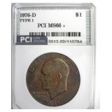 1976-D T1 Ike MS66+ LISTS $900