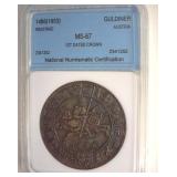 1486(1953) Guldiner NNC MS67 Austria Restike