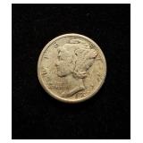 1923-S Dime XF+ Nice Orig