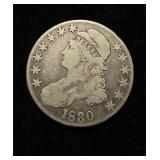 1830 Bust Half Nice Circ