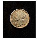 1927-S Dime AU+ Nice Orig