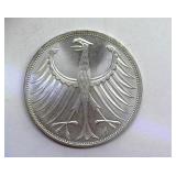 1974-J Silver 5 Mark KM 112.1 Germany