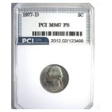 1977-D Nickel MS67 FS LISTS $4250