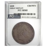 1819 Crown PCI MS62 Great Britain