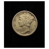 1919-S Dime AU Nice Orig