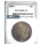 1880-S Morgan PCI MS65 PL Excellent Color