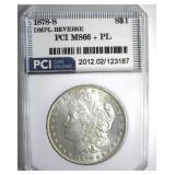 1878-S Morgan PCI MS66+ PL Rev DMPL