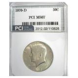 1970-D Kennedy MS67 LISTS $6500
