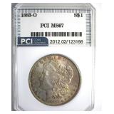 1883-O Morgan MS67 LISTS $3500