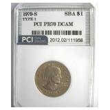 1979-S T1 Susan B Anthony PCI PR70 DCAM