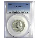 1960 Quarter PCGS PR67