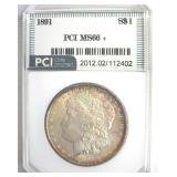 1891 Morgan MS66+ LISTS $25000