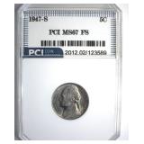 1947-S Nickel MS67 FS LISTS $2850