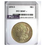 1878-S Morgan MS67+ LISTS $20000