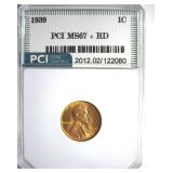 1939 Cent MS67+ RD LISTS $525