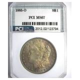 1885-O Morgan MS67 LISTS $1550