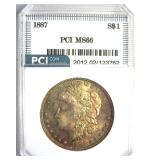 1887 Morgan MS66 LISTS $425