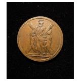 1726 Saint W Cross Pfennig UNC