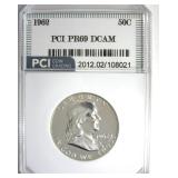1962 Franklin PR69 DCAM LISTS $3850