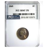 1948 Nickel MS67 FS LISTS $2750