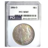 1884-O Morgan MS67 LISTS $2500