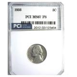 1956 Nickel MS67 FS LISTS $2600