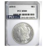 1879-S Morgan MS68 LISTS $7500