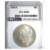 1878-S Morgan MS67 LISTS $10750