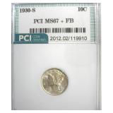 1930-S Dime MS67+ FB LISTS $9500