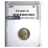 1973 Nickel MS67 FS LISTS $2750