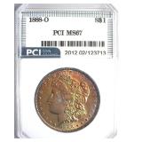 1888-O Morgan MS67 LISTS $18500