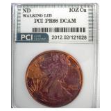1 Avdp Oz .999 Fine Cu PCI PR68DC Walking Lib