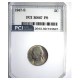 1947-S Nickel MS67 FS LISTS $2850