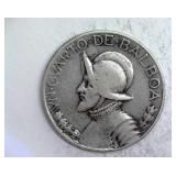 1930 Silver 1/4 Balboa Panama