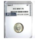 1945-P Nickel MS67 FS LISTS $3250