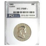 1962 Franklin PR69+ CAM LISTS $750 IN 69 CAM