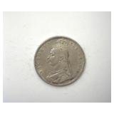 1887 1/2 Crown Great Britain