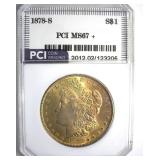 1878-S Morgan MS67+ LISTS $20000